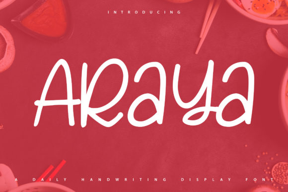 Araya: A Sweet Typeface for Small Businesses