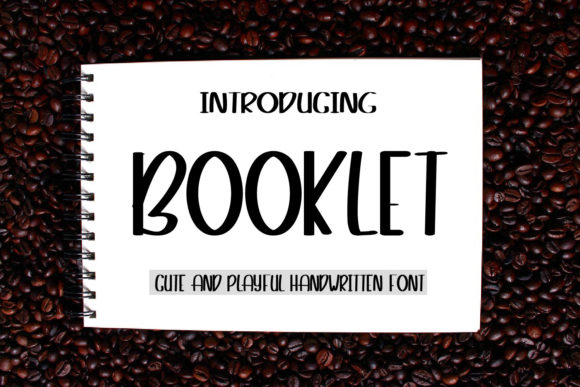 Booklet: A Handwritten Font for Creative Marketing