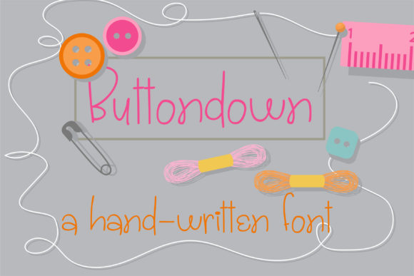 Buttondown: A Cute, Handwritten Font for Business