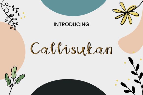 Callisukan: A Playful Script Font