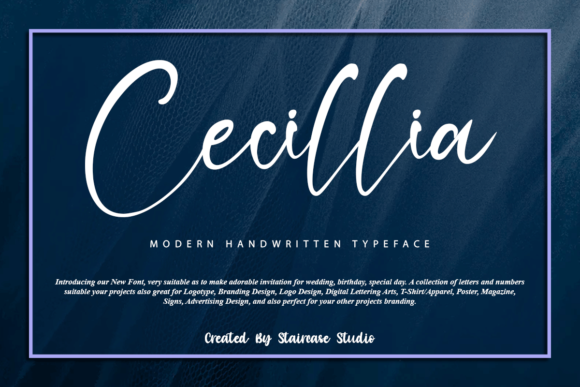 Cecillia: A Delicate Font for Business Branding