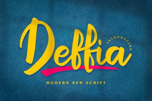 Deffia: A Stylish Handwritten Font