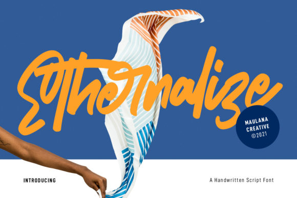 Ethernalize: A Elegant Handwritten Font