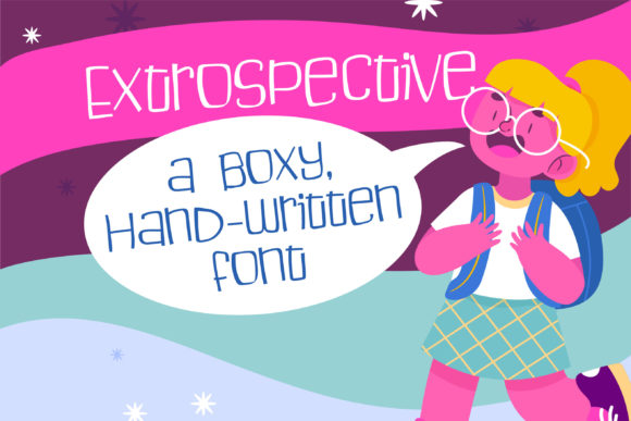 Extrospective: A Handwritten Font for Web Design