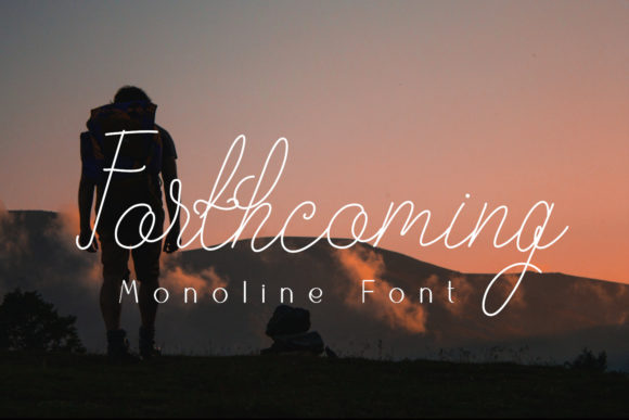 Forthcoming Font: Elegant Script for Business