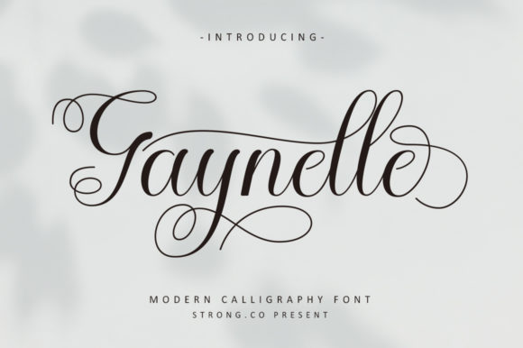 Geynelle: A Romantic Script Font