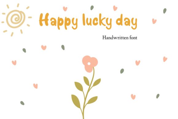 Happy Lucky Day Font for Creative Projects