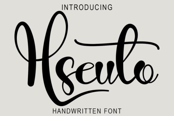 Hseuto: A Handwritten Font for Web Design