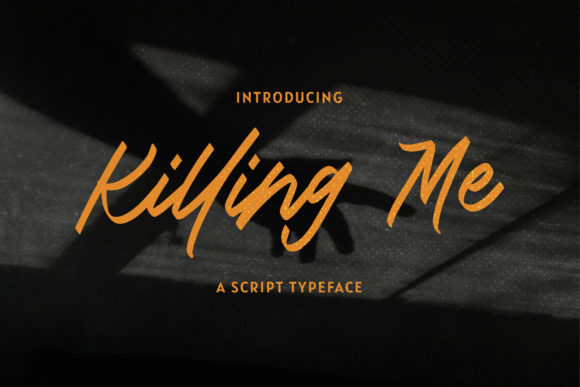 Killing Me Font: Modern Script for Web Design