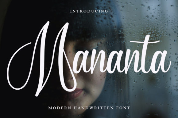 Mananta: A Handwritten Font for Elegant Design