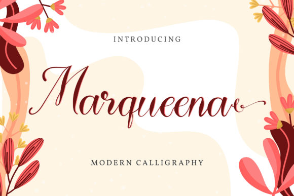 Marqueena: Elegant Script Font