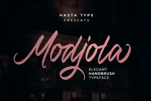 Modjola: Elegant Handwritten Font
