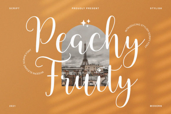 Peachy Fruity Font for Web Design