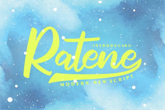 Ratene: A Sweet Script Font for Creative Campaigns