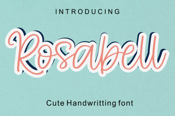Rosabell Font: Elegant Script for Craft Projects