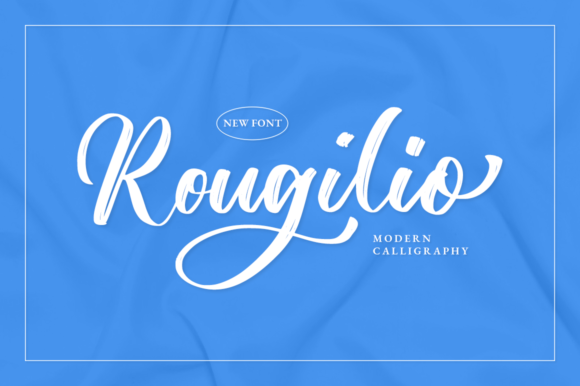 Rougilio: A Magical Script Font