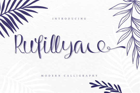 Rufillya: A Romantic Handwritten Font for Web Design