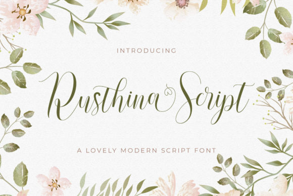 Rusthina: A Classy Handwritten Font