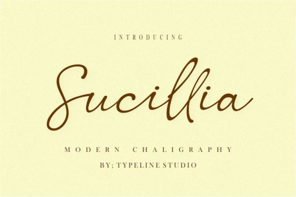 Sucillia: A Font That Shines