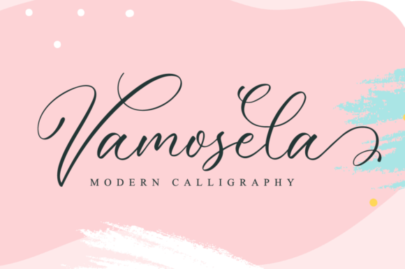 Vamosela: A Delicate Script Font